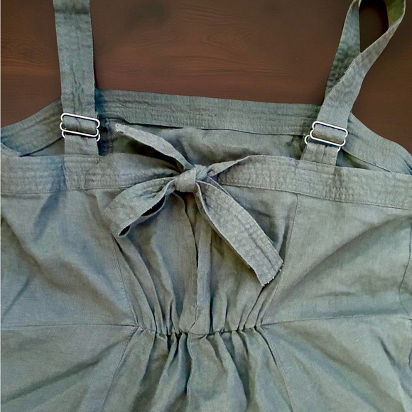 Nicole Miller Gray Linen Jumper - Picture 3 of 6